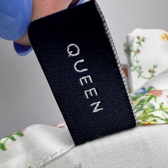 Hill House Home Sheet Set QUEEN Pastel Trellis Floral English Garden NWOT - Picture 5 of 14